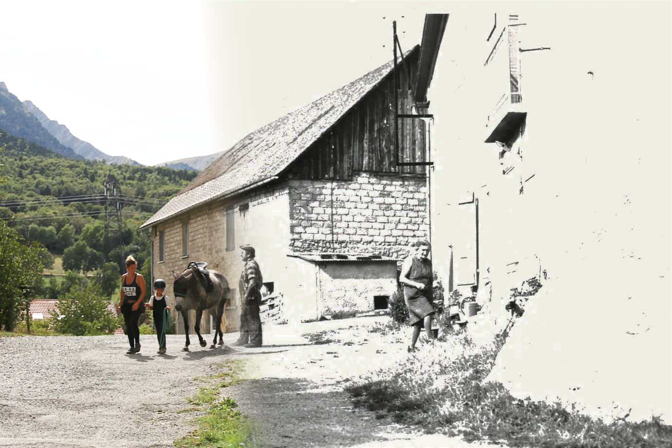Maison du village — montage