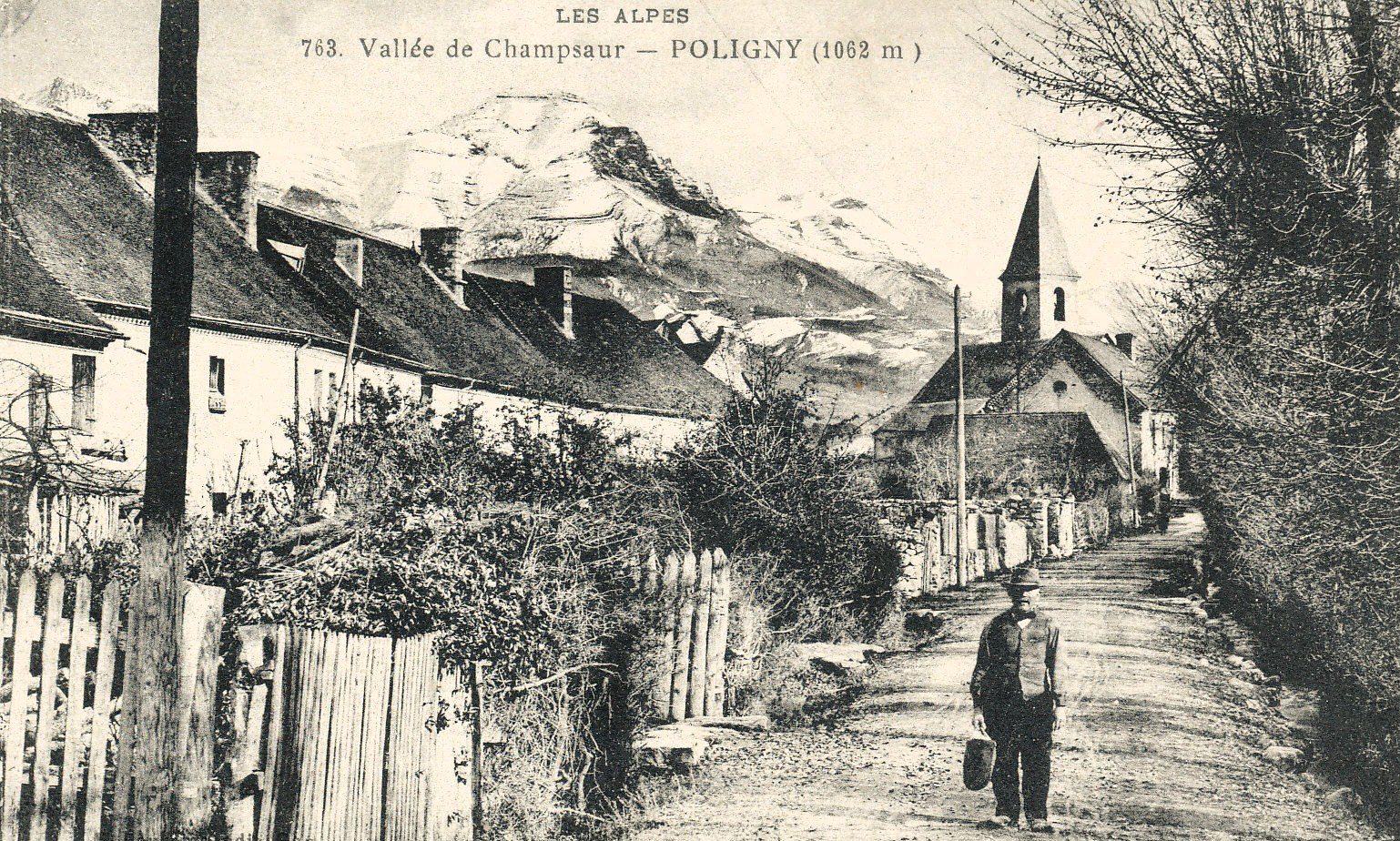 Grande rue de Poligny — vue ancienne