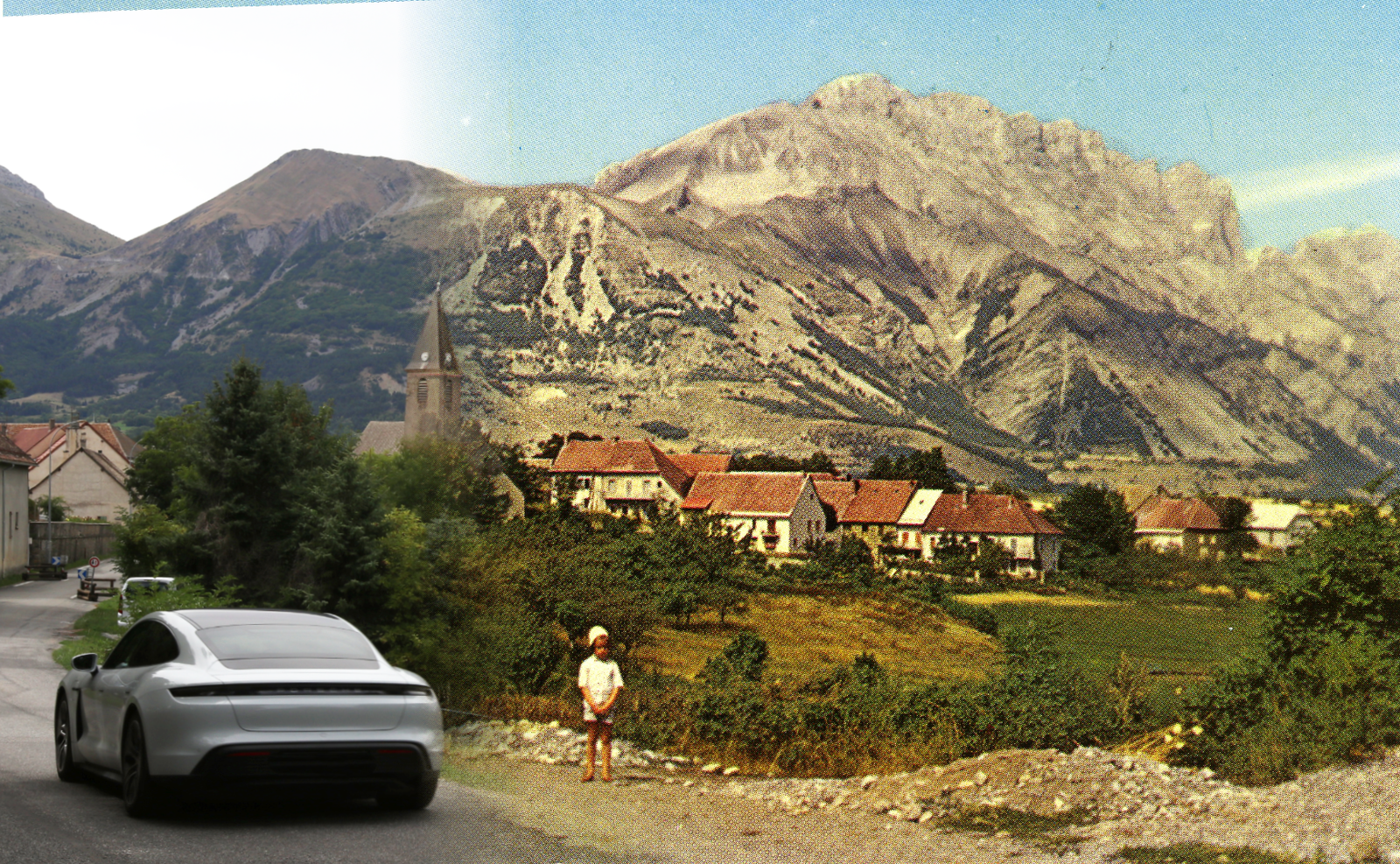 Entrée du village — montage