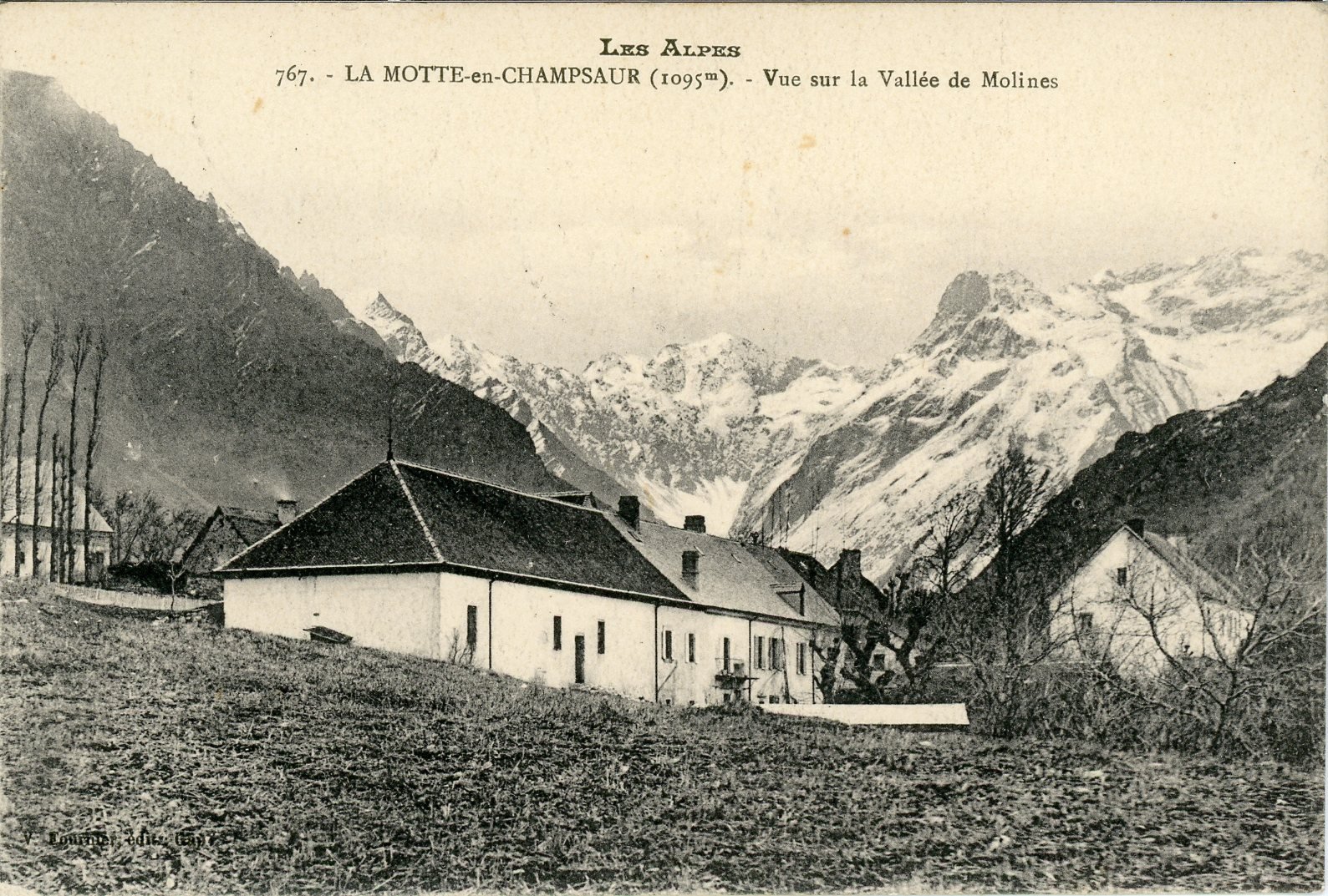 Vue sur la Vallée de Molines — vue ancienne
