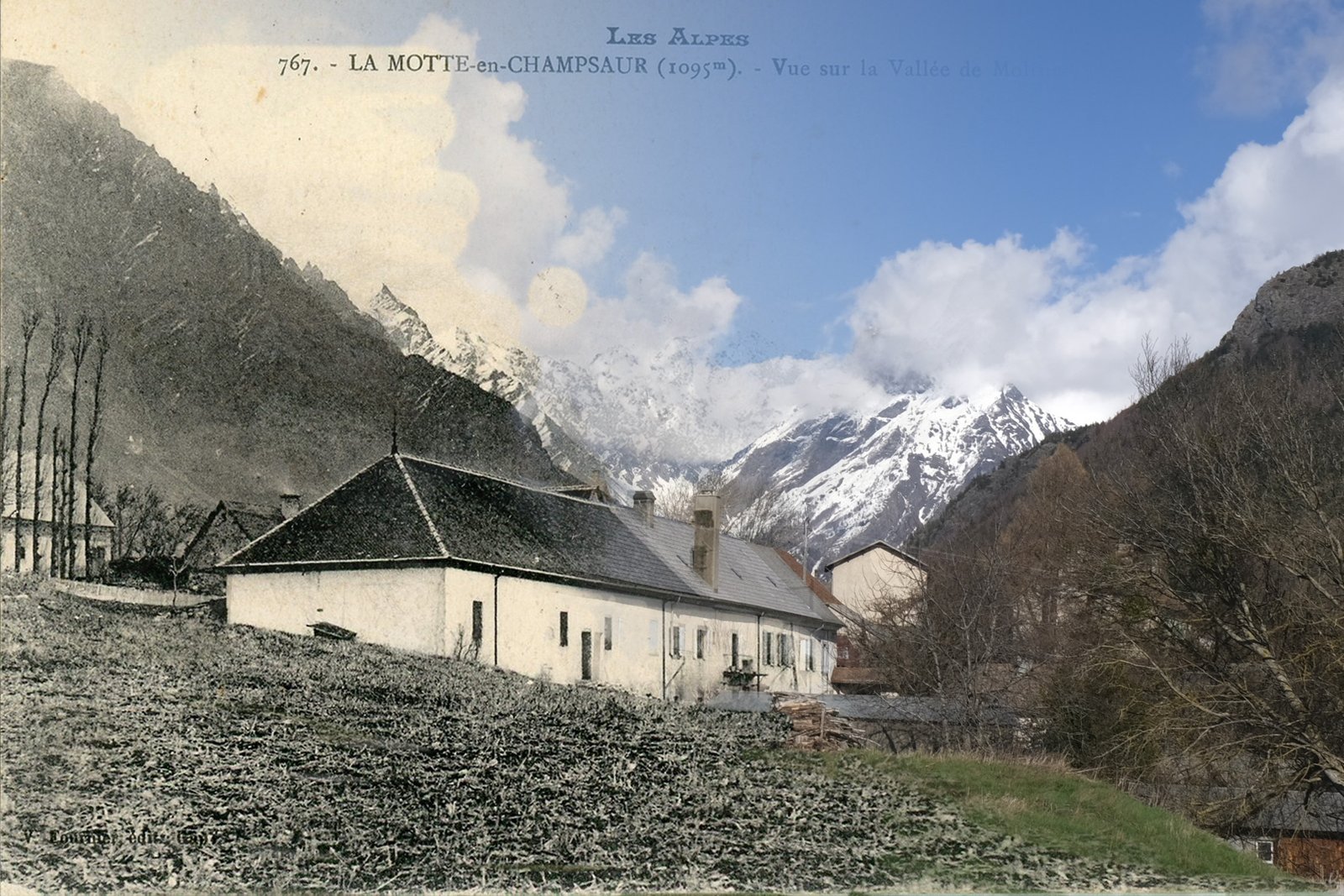 Vue sur la Vallée de Molines — montage