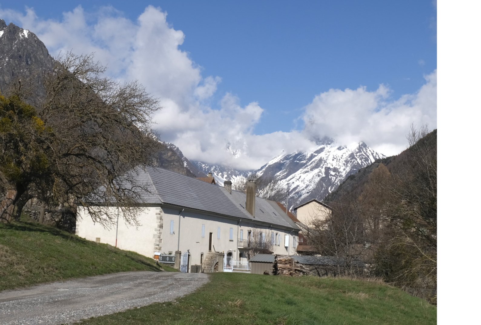 Vue sur la Vallée de Molines — vue actuelle