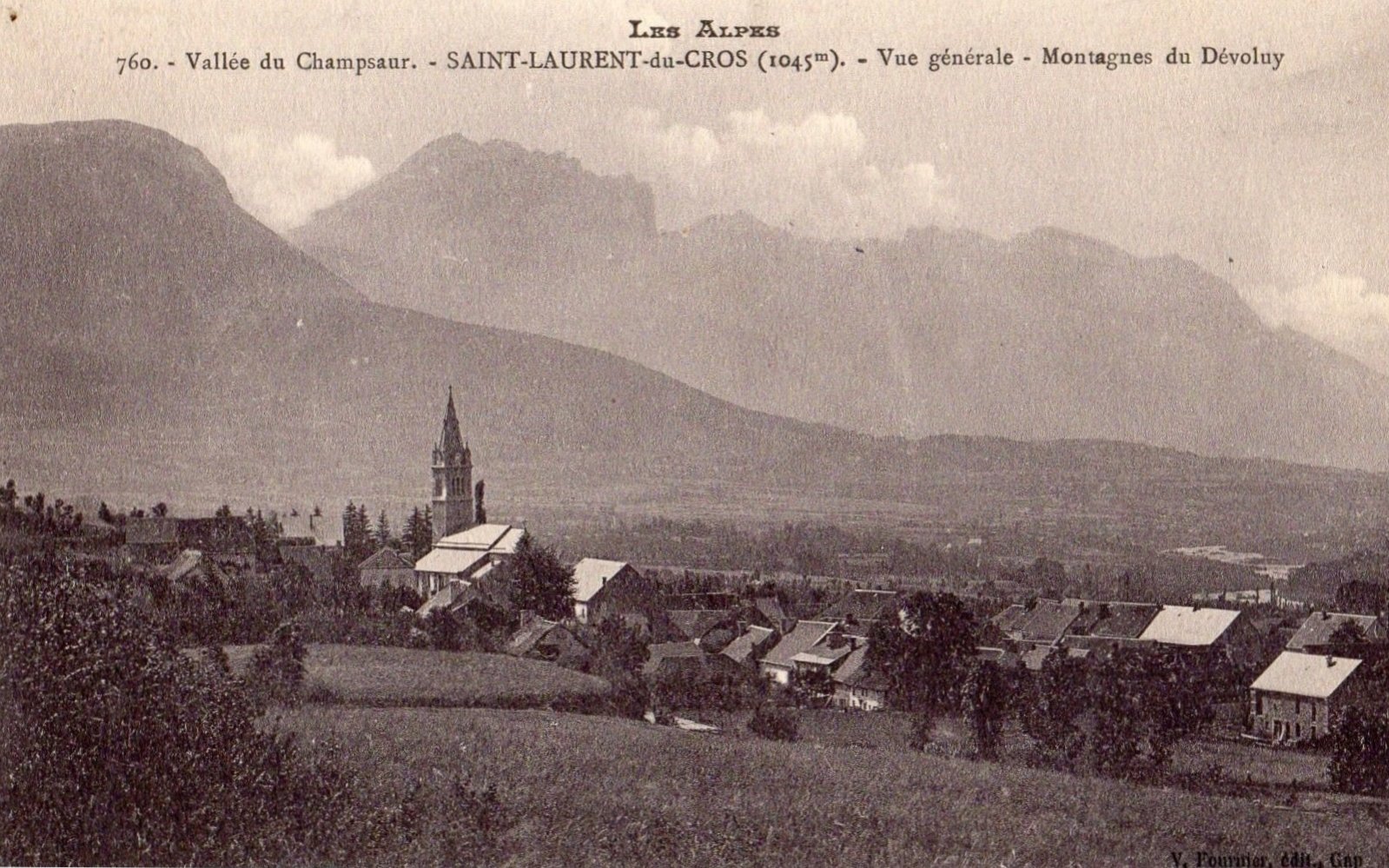 Village vue générale — vue ancienne
