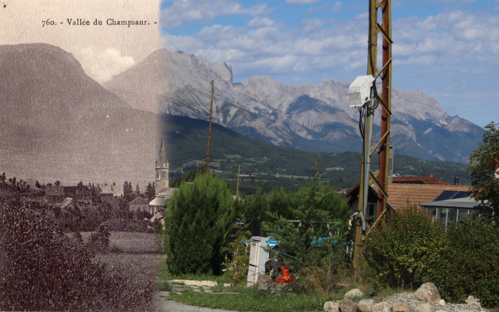 Village vue générale — montage