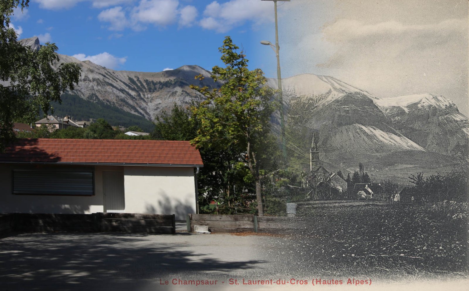Village vue générale — montage