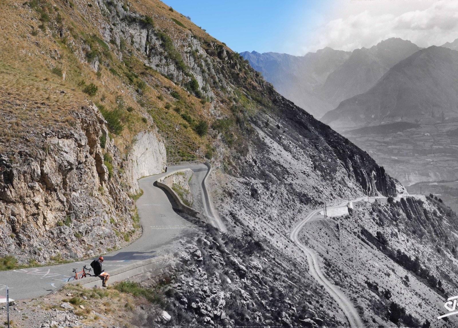 Col du Noyer — montage